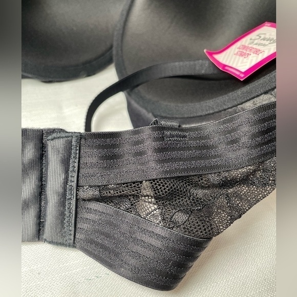 Maidenform Bra SE1102 Multiway Push Up Extreme Lift Convertible Wired 40DD Black - Picture 6 of 15